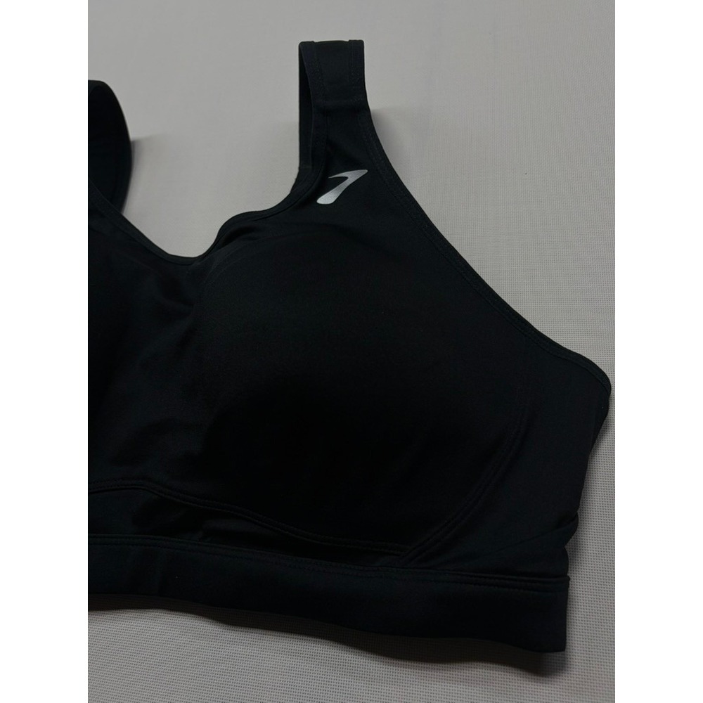 Brooks High Impact Sports Bra 38E Black Full Bust Supportive Running Bra - Picture 14 of 15